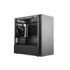 COOLER MASTER Silencio S400 Mini Tower korpusas juodas be TG
