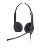 Jabra BIZ 1500 Duo QD EMEA, ausinės su mikrofonu, laidinės, biurui / skambučių centrui, 20–4500 Hz, 74 g, juodos
