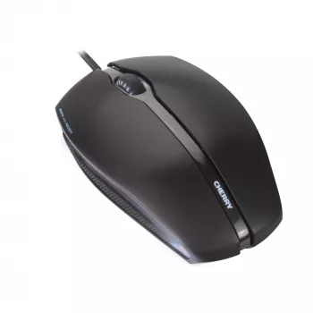 CHERRY GENTIX laidinė apšviesta pelė, juoda, USB, ambidekstrinė, optinė, USB Type-A, 1000 DPI