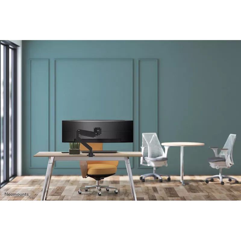 Neomounts NM-D775BLACKPLUS Monitor ranka 10-49 colių - dujinė spyruoklė - Topfix - 180° stabdymas