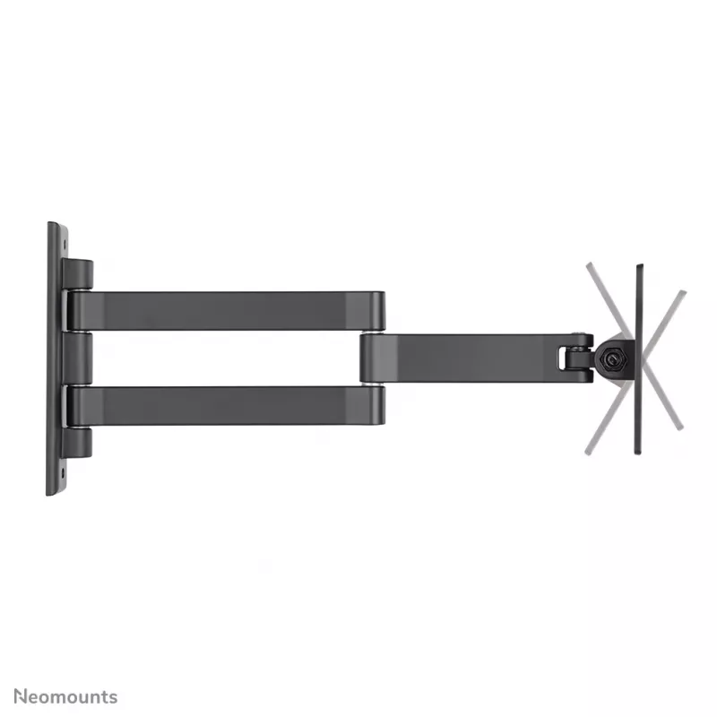 Neomounts FPMA-W830BLACK Laikiklis sieninis monitoriui / TV 10-27 col. - pilnas judesys