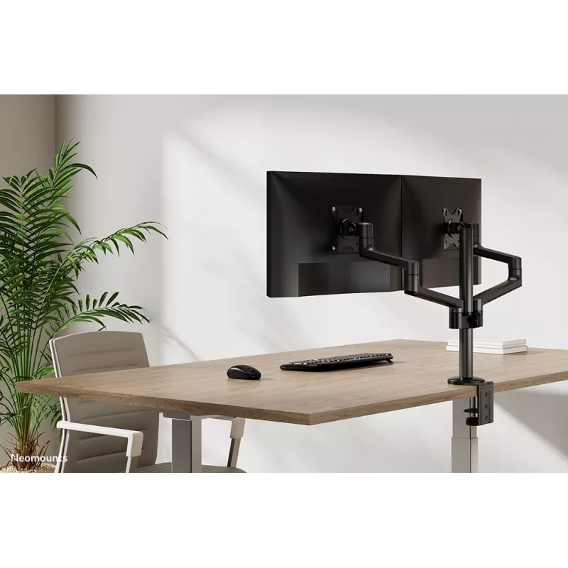 Neomounts DS60-425BL2 Monitorinis laikiklis 17-27 colių – erdvę taupantis