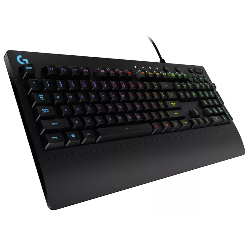 LOGITECH G213 Prodigy žaidimų klaviatūra, USB, juoda, QWERTZ vokiškas išdėstymas