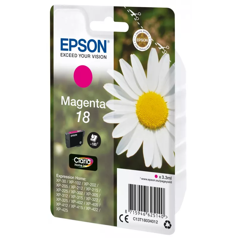 Epson Daisy Singlepack Magenta 18 Claria Home rašalinė kasetė