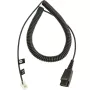 Jabra 8800-01-01 laidas ausinėms, QD į RJ10, spiralinis, 0,5-2 m
