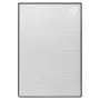 Seagate One Touch kompaktiškas išorinis HDD diskas, 5 TB, USB 3.0, sidabrinės spalvos