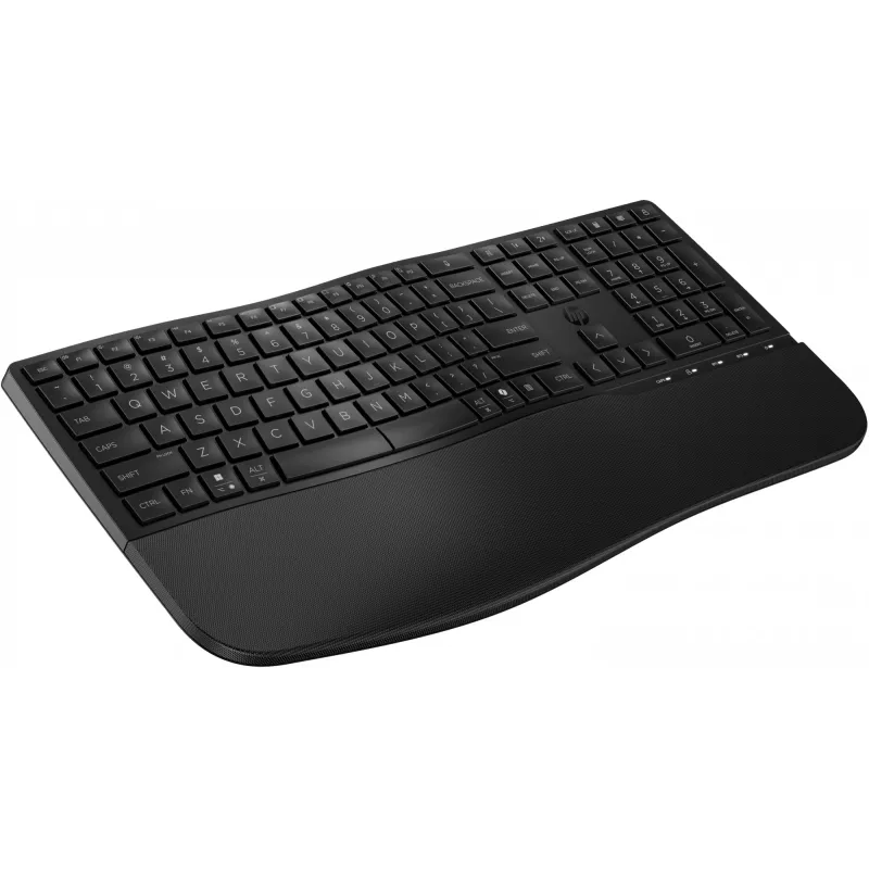 HP 685 Comfort Dual-Mode klaviatūra, QWERTY, pilno dydžio (100%), belaidė, RF Wireless + Bluetooth, membraninė, QWERTY, juoda