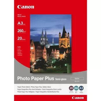Canon SG-201 Pusiau blizgus fotopopierius Plus A3 - 20 lapų, 260 g/m²