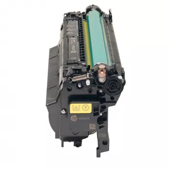 HP 655A geltonas originalus LaserJet tonerio kasetė, 10500 puslapių, geltona, 1 vnt.