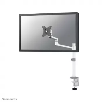 Neomounts DS60-425WH1 Monitoriaus ranka 17-27 colių - vietą taupanti, spaustuvas/įvorė, 8 kg, 43,2 cm (17 col.), 68,6 cm (27 col.), 100 x 100 mm, balta