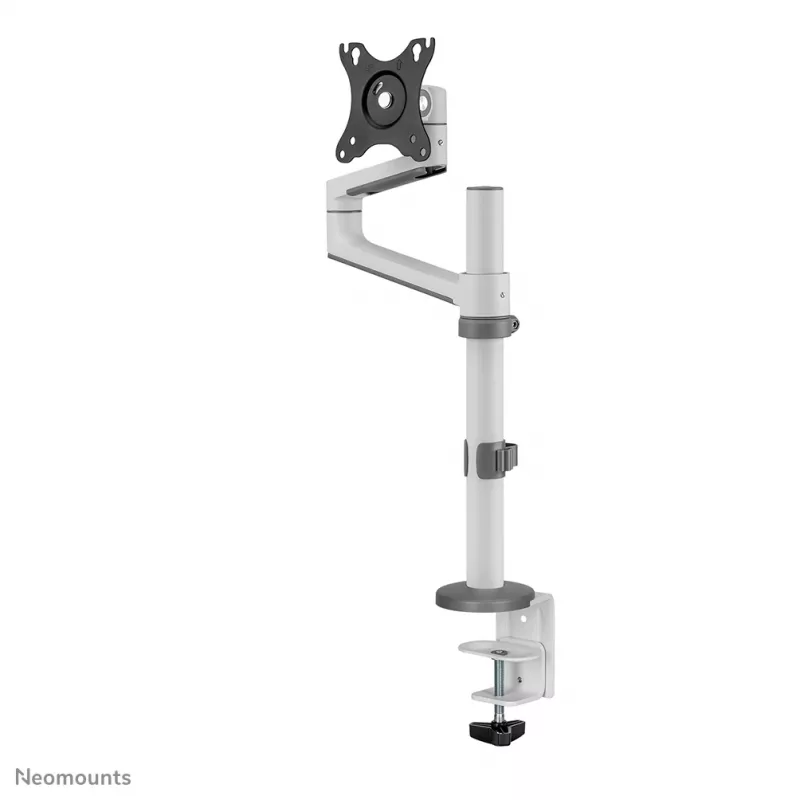 Neomounts DS60-425WH1 Monitoriaus ranka 17-27 colių - vietą taupanti, spaustuvas/įvorė, 8 kg, 43,2 cm (17 col.), 68,6 cm (27 col.), 100 x 100 mm, balta