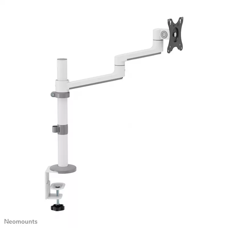Neomounts DS60-425WH1 Monitoriaus ranka 17-27 colių - vietą taupanti, spaustuvas/įvorė, 8 kg, 43,2 cm (17 col.), 68,6 cm (27 col.), 100 x 100 mm, balta