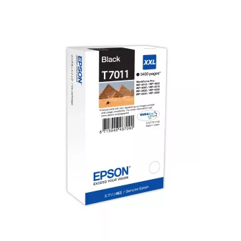 Kasetė Epson Ink C13T70114010 T7011 XXL juoda