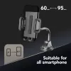 Cellularline Hug Flexi - Universalus automobilinis laikiklis telefonui su siurbtuku