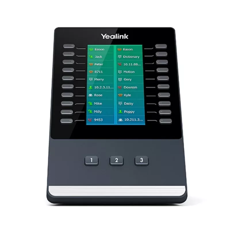 Yealink EXP50 IP papildymo modulis juodas, pilkas 23 mygtukai