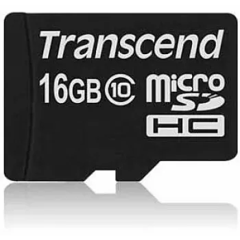 „Transcend“ 16GB MicroSDHC Class 10 atminties kortelė TS16GUSDC10