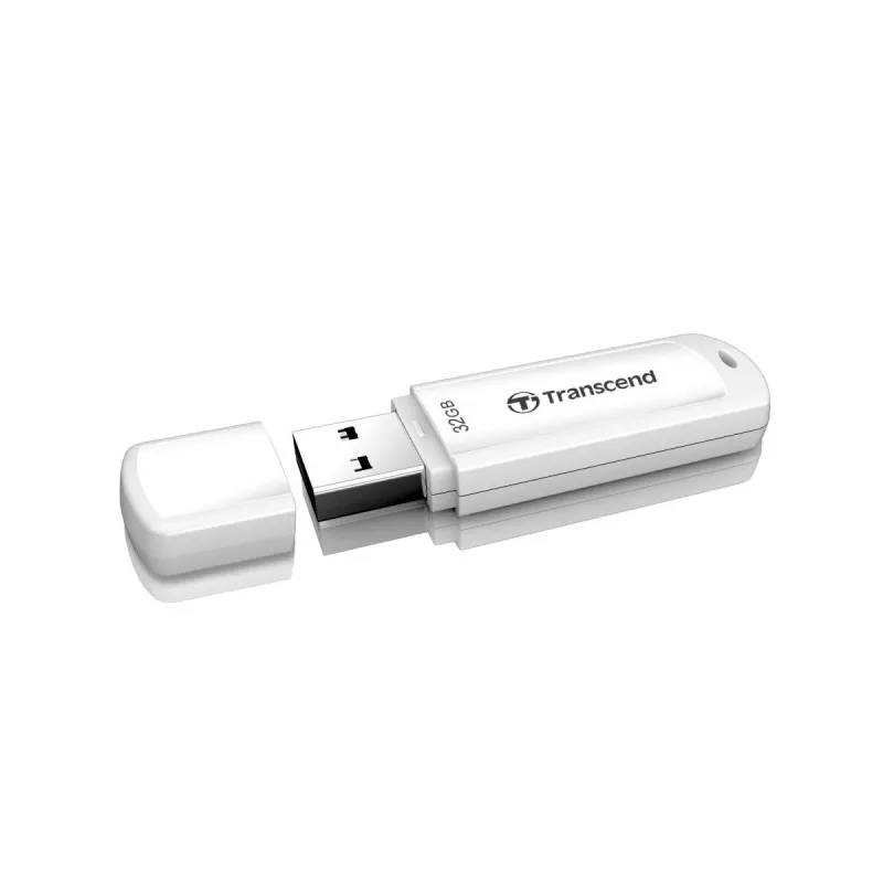 Transcend JetFlash 730 64GB USB 3.0 atmintukas baltas
