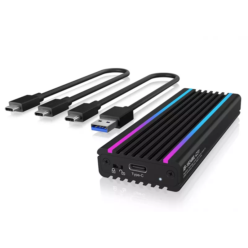 ICY BOX IB-1824ML-C31 SSD korpusas M.2 juodas