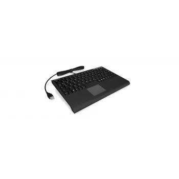 KeySonic ACK-540U+ (DE) klaviatūra biurui USB QWERTZ juoda Vokietijos išdėstymas