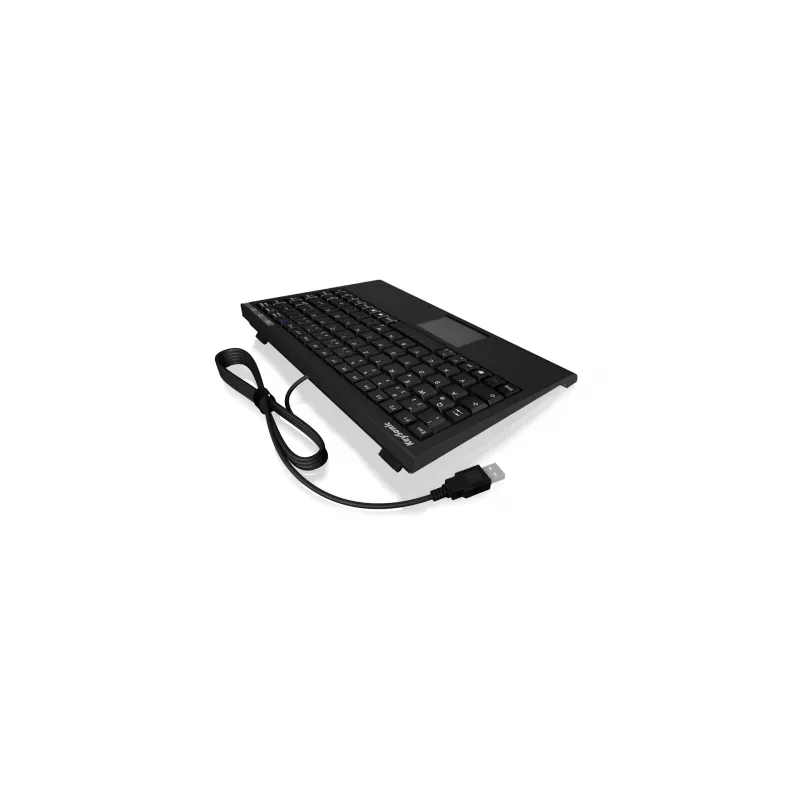 KeySonic ACK-540U+ (DE) klaviatūra biurui USB QWERTZ juoda Vokietijos išdėstymas