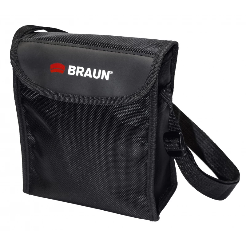 Braun Compagno 8 x 34 WP žiūronai BAK-4 Roof juodi