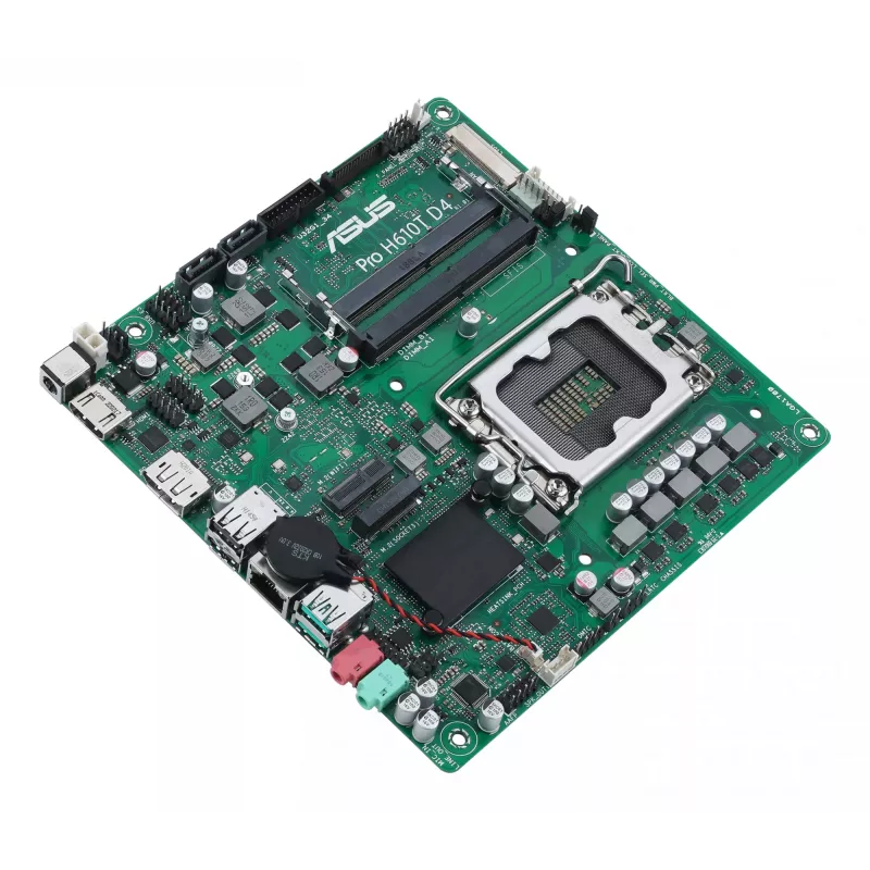 ASUS Pro H610T D4-CSM Intel H610 LGA 1700 plokštė Thin Mini ITX