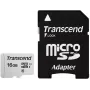 TRANSCEND Micro SDHC kortelė 300s 16GB UHS-I U1 su adapteriu