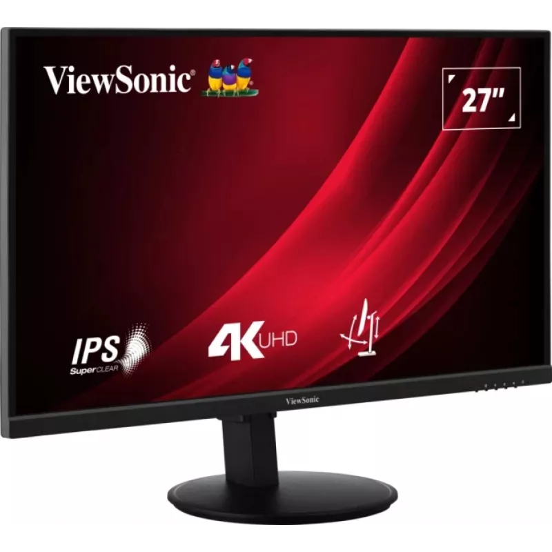 Viewsonic VG Series VG2708-4K monitorius 68.6 cm (27 col.) 3840 x 2160 4K Ultra HD LED juodas