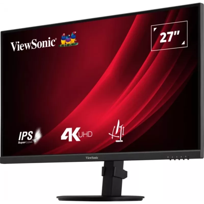 Viewsonic VG Series VG2708-4K monitorius 68.6 cm (27 col.) 3840 x 2160 4K Ultra HD LED juodas