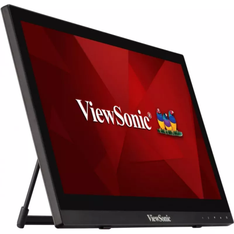Viewsonic TD1630-3 39,6 cm (15,6 colio) LCD HD jutiklinis monitorius, 1366 x 768, juodas
