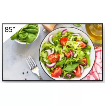 Sony FW-85BZ35L profesionalus skaitmeninės reklamos ekranas 85 colių (2,16 m) LCD 4K Ultra HD 550 cd/m² Wi-Fi Android 24/7 juodas