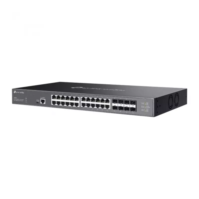 TP-Link Omada SX3832 24 prievadų 10GBASE-T L2+ valdomas jungiklis su 8 10GE SFP+ lizdais