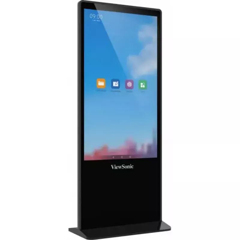 ViewSonic EP5542T interaktyvus skaitmeninis stendas 139,7 cm (55 colių) LED 4K Ultra HD liečiamas ekranas Android 8.0
