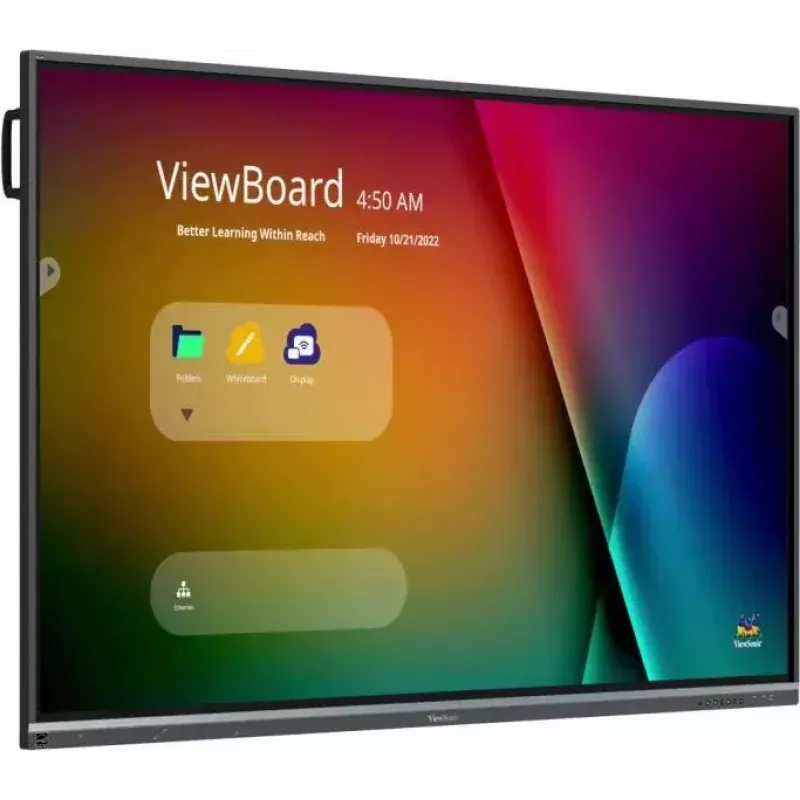 Viewsonic IFP7550-5F interaktyvi lenta 190,5 cm (75 col.) 3840 x 2160 pikseliai Liečiamas ekranas Juoda HDMI