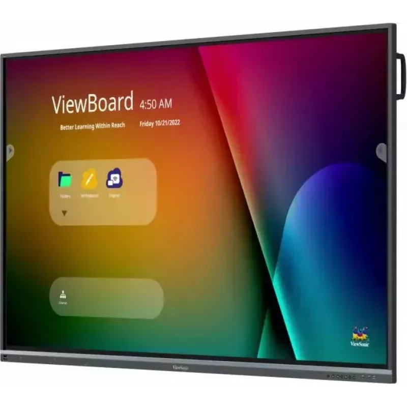 Viewsonic IFP7550-5F interaktyvi lenta 190,5 cm (75 col.) 3840 x 2160 pikseliai Liečiamas ekranas Juoda HDMI