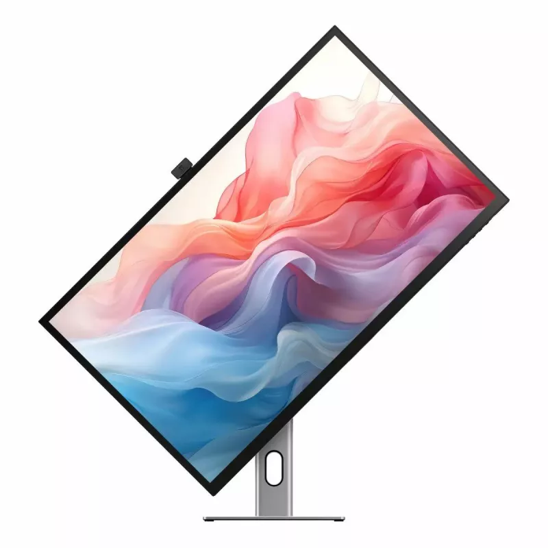 ALOGIC Clarity Max Touch 32C4KPDWT jutiklinis monitorius, 32 colių, 3840x2160 4K UHD, 65 W Power Delivery, 8MP internetinė kamera, USB šakotuvas, juodas/sidabrinis
