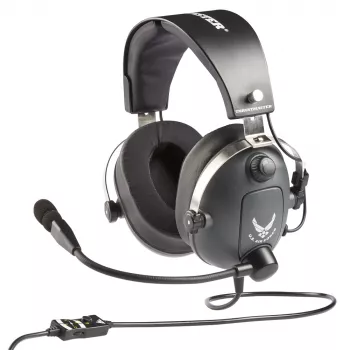Thrustmaster T.Flight U.S. Air Force Edition-DTS ausinės, laidinės, aviacijos/oro eismo kontrolė, juoda, pilka