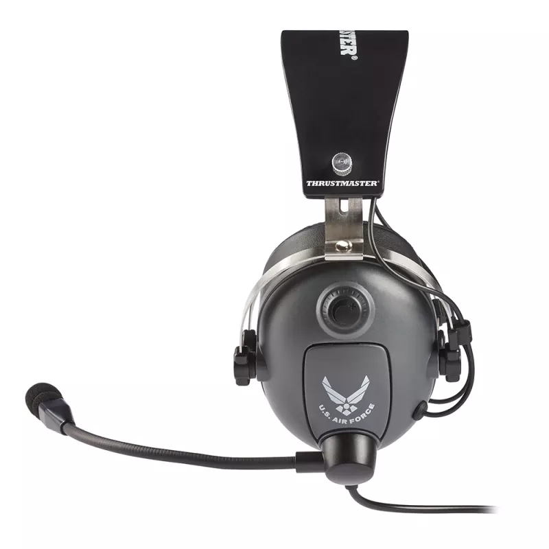 Thrustmaster T.Flight U.S. Air Force Edition-DTS ausinės, laidinės, aviacijos/oro eismo kontrolė, juoda, pilka