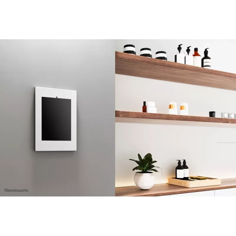 Neomounts WL15-650WH1 Planšetinio kompiuterio laikiklis ant sienos 9,7-11 colių – užrakinamas