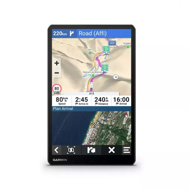 Navigatorius Garmin Camper 1095 Juodas