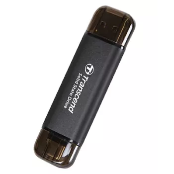 TRANSCEND ESD310c - 512GB nešiojamas SSD diskas - USB Type-A / USB Type-C