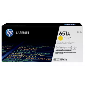 HP 651A geltonas originalus LaserJet kasečių rinkinys, 16 000 puslapių, geltona, 1 vnt.