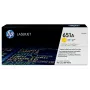 HP 651A geltonas originalus LaserJet kasečių rinkinys, 16 000 puslapių, geltona, 1 vnt.