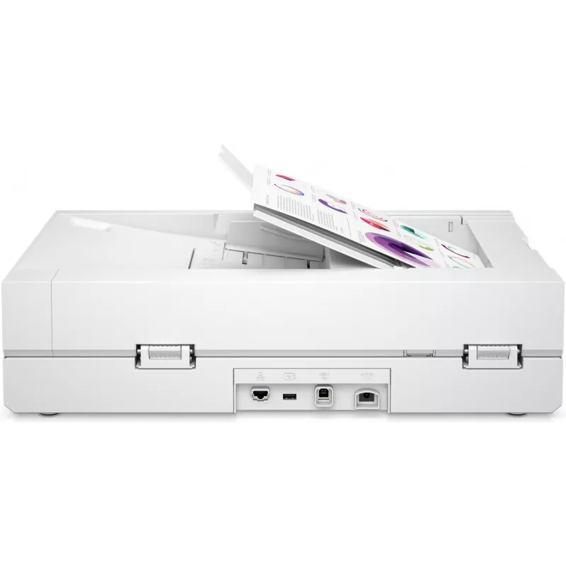 HP Scanjet Enterprise Flow N6600 fnw1 plokščiasis ir ADF skaitytuvas 1200 x 1200 DPI A4 baltas