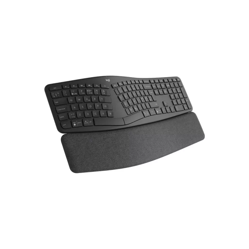 LOGITECH Ergo K860 – Belaidis skeltos klaviatūros išdėstymo klaviatūra Graphite Azerty Prancūziškas