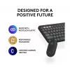 LOGITECH Pebble 2 Combo Tonal Graphite Qwerty US belaidė klaviatūra ir pelė