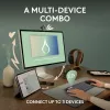 LOGITECH Pebble 2 Combo Tonal Graphite Qwerty US belaidė klaviatūra ir pelė