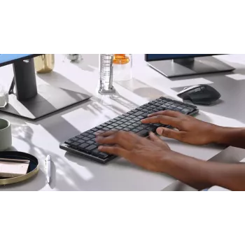 LOGITECH MX Mechanical belaidė apšviesta klaviatūra Graphite US International Qwerty Tactile Quiet