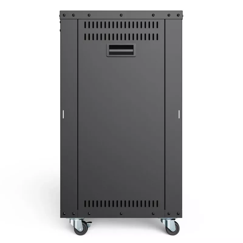 DIGITUS 16U AVS stovas 780x507x460mm srieginės tvirtinimo angos ratukai juodas