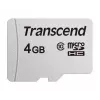 TRANSCEND Micro SDHC 300S 4GB UHS-I U1 be adapterio